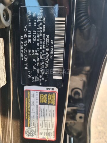 Kia Rio 2021, 80 km - 1.6 л - Bakı