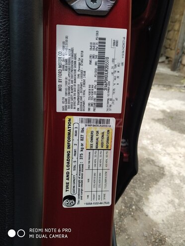 Ford Fusion (North America) 2018, 97,000 km - 1.5 l - Bakı