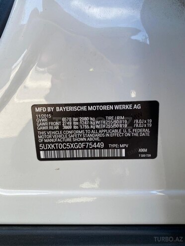 BMW X5 2015, 160,000 km - 2.0 l - Bakı
