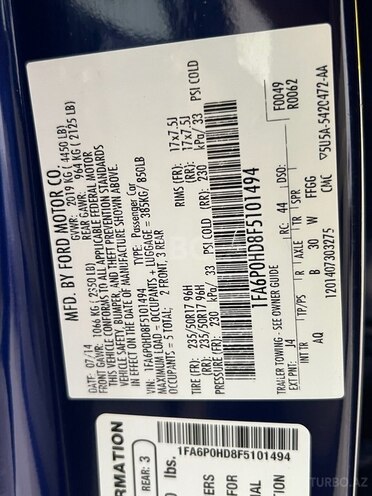 Ford Fusion (North America) 2014, 169,000 km - 1.5 l - Bakı