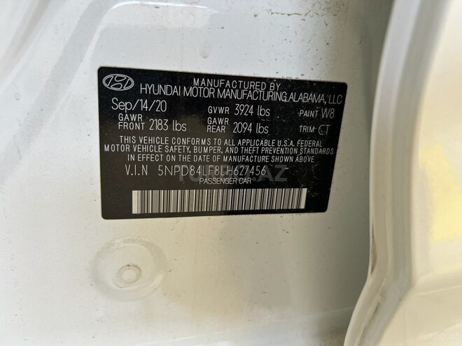 Hyundai Elantra 2020, 58,000 km - 2.0 l - Bakı
