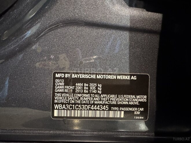 BMW 328 2013, 277,000 km - 2.0 l - Bakı