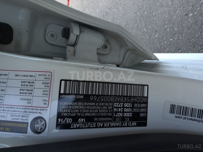 Mercedes E 350 2014, 250,070 km - 3.5 l - Bakı