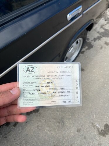 LADA (VAZ) 2106 1998, 80,000 km - 1.7 л - Qusar