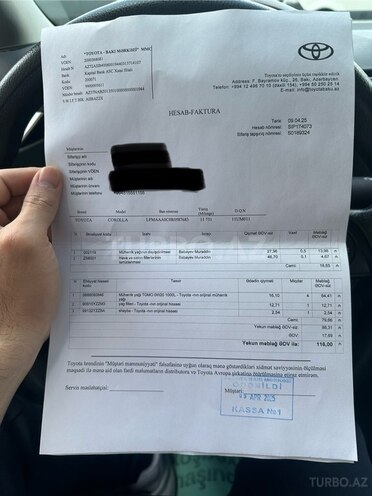 Toyota Corolla 2024, 12,700 km - 1.8 l - Bakı