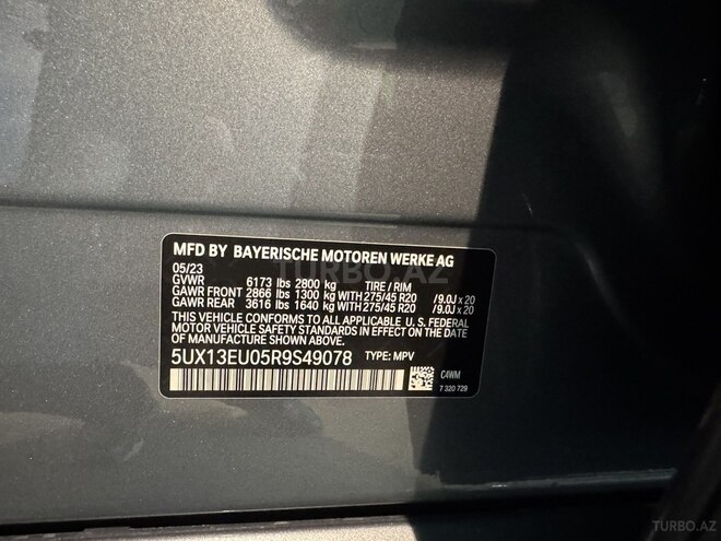 BMW X5 2023, 52,700 km - 3.0 l - Bakı