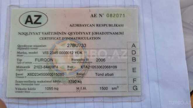 IJ 27175 2006, 31,120 km - 1.5 l - Xaçmaz