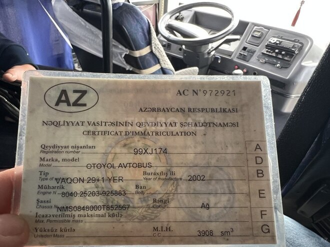 Iveco Otoyol 2002, 340,800 km - 3.9 l - Sumqayıt