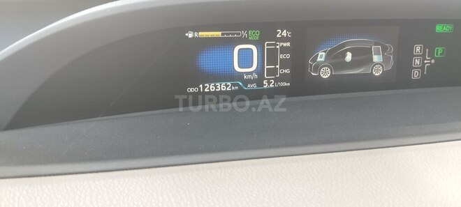 Toyota Prius 2016, 126,362 km - 1.8 l - Gəncə
