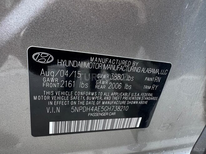 Hyundai Elantra 2015, 112,000 km - 1.8 l - Bakı