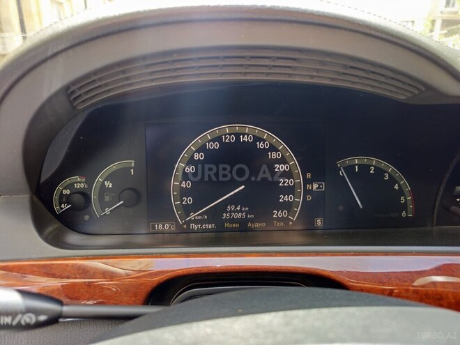 Mercedes S 320 2006, 357,085 km - 3.2 l - Bakı