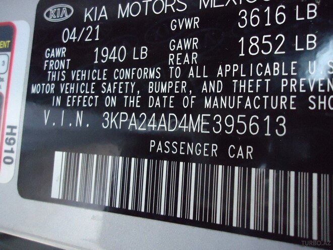 Kia Rio 2021, 78,000 km - 1.6 l - Bakı