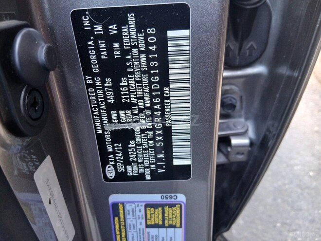 Kia Optima 2012, 127,597 km - 2.0 л - Bakı