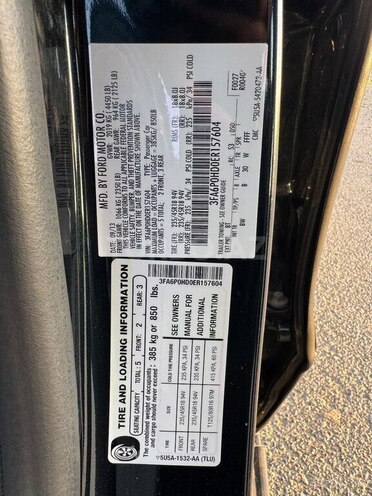 Ford Fusion (North America) 2013, 298,000 km - 1.5 л - Tərtər
