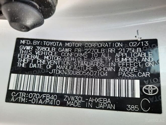 Toyota Prius 2013, 300,947 km - 1.8 л - Bakı