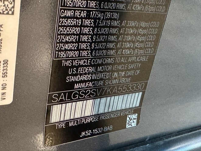 Land Rover Range Rover 2019, 89,000 km - 3.0 l - Bakı
