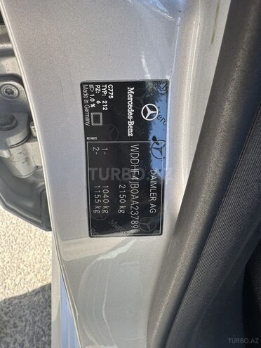 Mercedes E 200 2010, 212,000 km - 1.8 l - Bakı