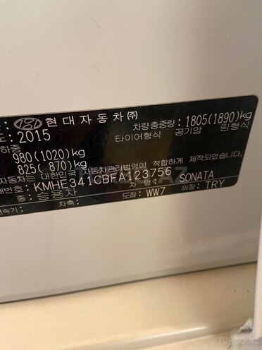 Hyundai Sonata 2015, 138,000 km - 2.0 l - Bakı