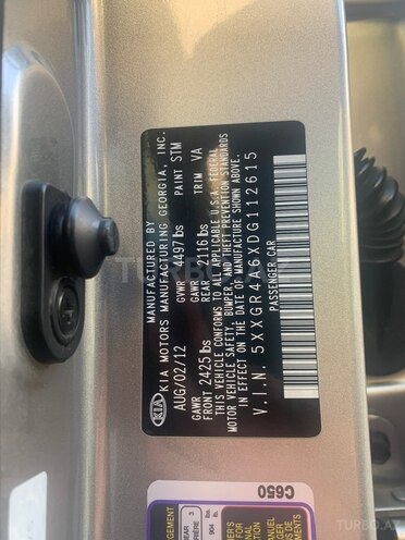 Kia Optima 2012, 254,276 km - 2.0 л - Bakı