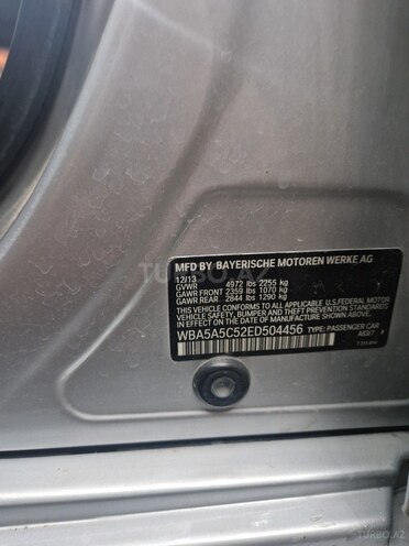 BMW 528 2014, 22,950 km - 2.0 l - Bakı