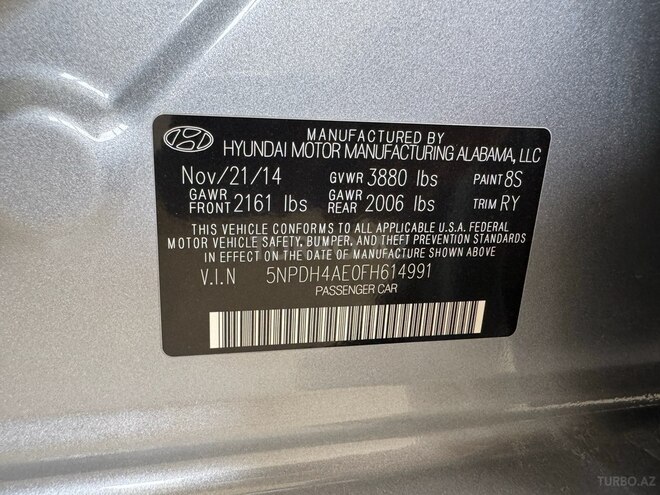 Hyundai Elantra 2014, 162,000 km - 1.8 l - Bakı