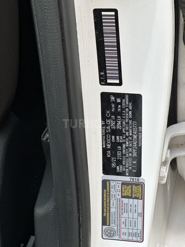 Kia Forte 2021, 20,500 km - 2.0 l - Bakı