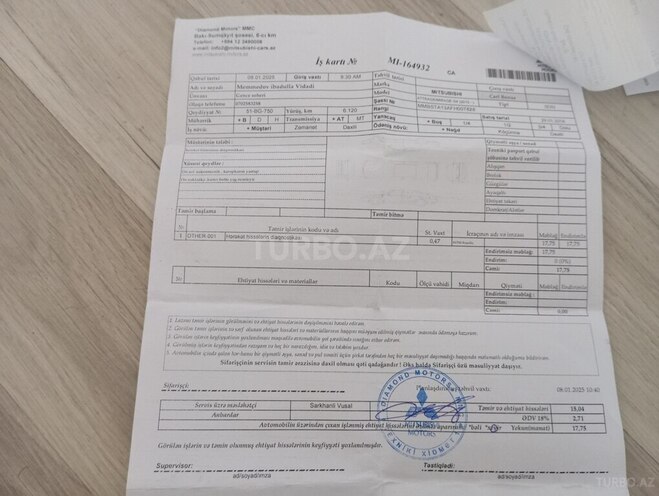 Mitsubishi Attrage 2015, 165,000 km - 1.2 л - Gəncə
