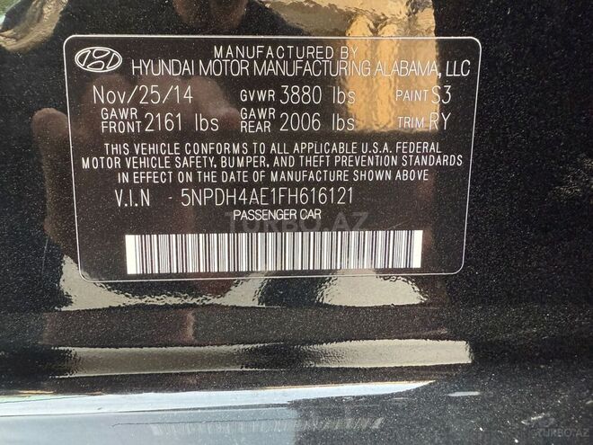 Hyundai Elantra 2014, 89,000 km - 1.8 l - Bakı
