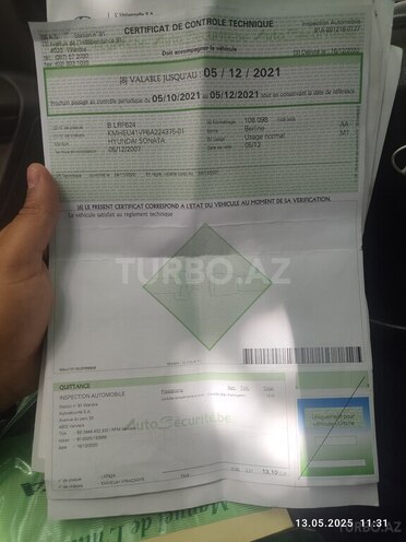 Hyundai Sonata 2006, 180,000 km - 2.0 л - Bakı