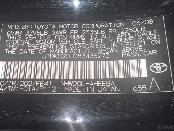 Toyota Prius 2008, 341,000 km - 1.5 l - Bakı