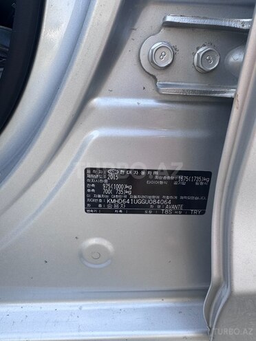 Hyundai Avante 2016, 220,000 km - 1.6 l - Bakı