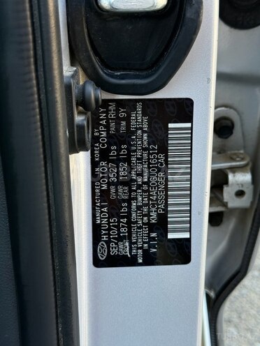 Hyundai Accent 2015, 191,660 km - 1.6 l - Lənkəran