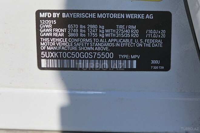 BMW X5 2016, 188,000 km - 2.0 l - Bakı