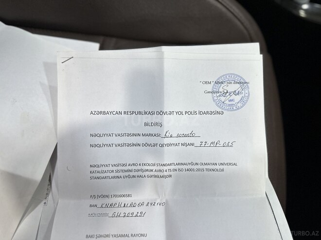 Kia Sorento 2016, 169,000 km - 2.0 l - Sumqayıt