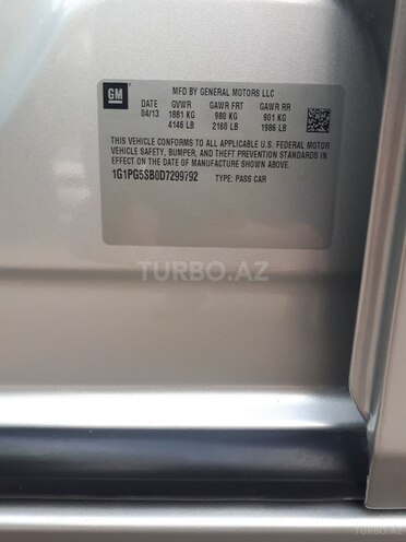 Chevrolet Cruze 2013, 256,350 km - 1.4 l - Bakı