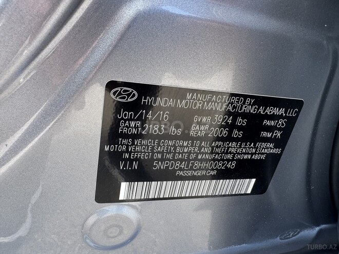Hyundai Elantra 2016, 132,000 km - 2.0 l - Bakı