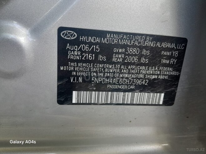 Hyundai Elantra 2015, 85,000 km - 1.8 л - Bakı