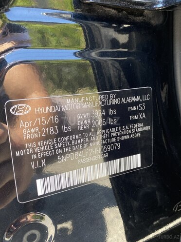 Hyundai Elantra 2016, 193,121 km - 2.0 л - Bakı