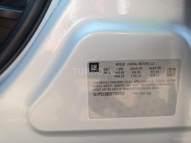 Chevrolet Cruze 2014, 315,709 km - 1.4 l - Lənkəran