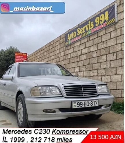 Mercedes C 230 1999, 342,336 km - 2.3 л - Bakı