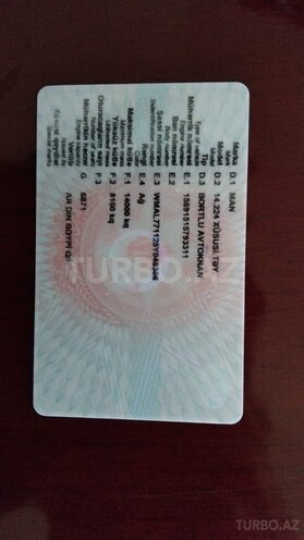 MAN 19.414 1999, 688,000 km - 12.0 l - Bakı