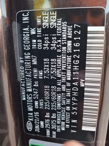 Kia Sorento 2016, 115,932 km - 2.0 l - Bakı