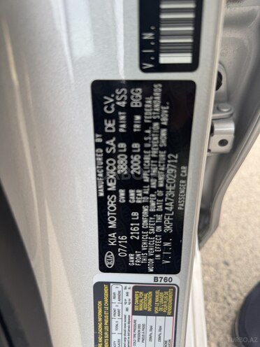 Kia Forte 2016, 102,500 km - 2.0 l - Bakı
