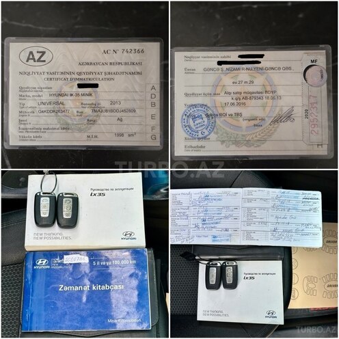 Hyundai ix35 2013, 185,321 km - 2.0 l - Gəncə