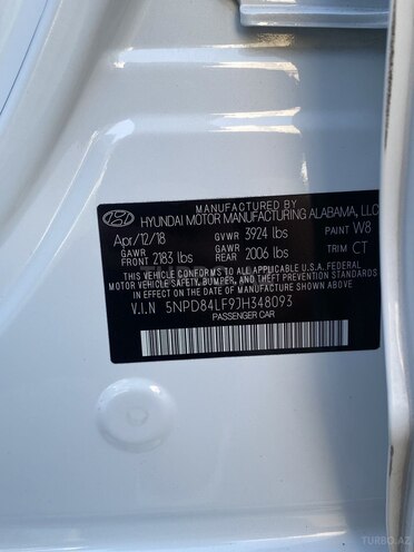 Hyundai Elantra 2018, 170,000 km - 2.0 l - Bakı