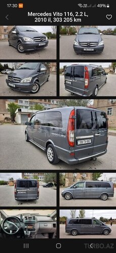 Mercedes Vito 2010, 373,563 km - 2.2 l - Bakı