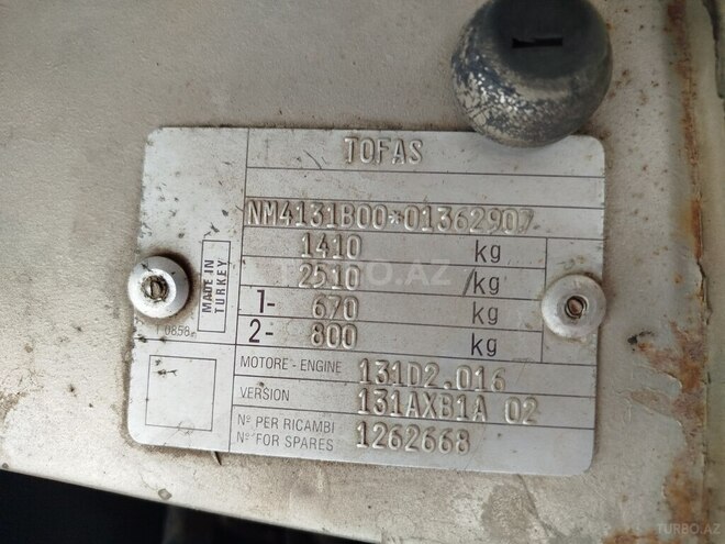 Tofas Sahin 2005, 300,000 km - 1.6 l - İmişli