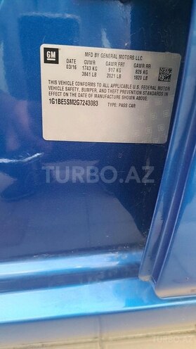 Chevrolet Cruze 2016, 24,000 km - 1.4 l - Bakı
