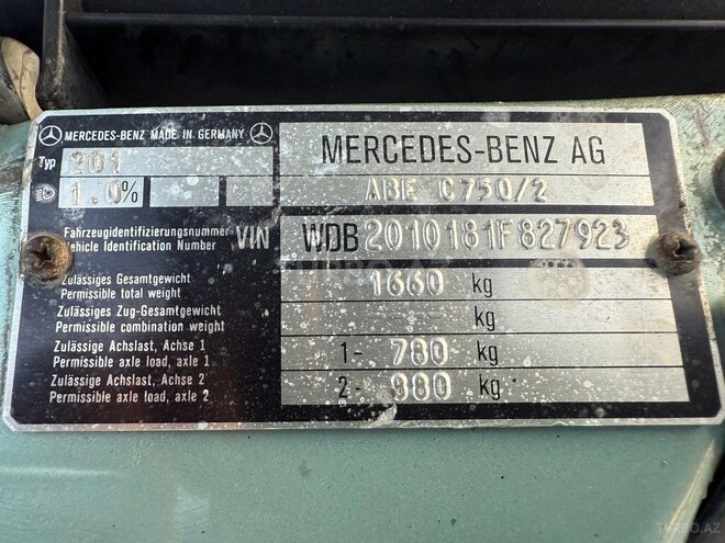 Mercedes 190 1991, 280,000 km - 2.0 л - Bakı