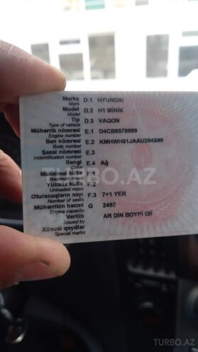 Hyundai H-1 2009, 325,000 km - 2.5 l - Zaqatala